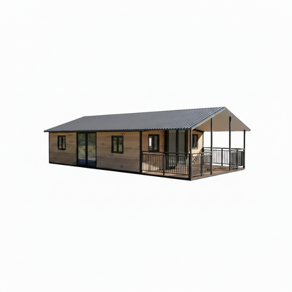 40Ft 20Ft Luxury Prefab Villa 2 3 4 5 Bedrooms Prefabricated Foldable Expandable Container House Portable Mobile Tiny Home