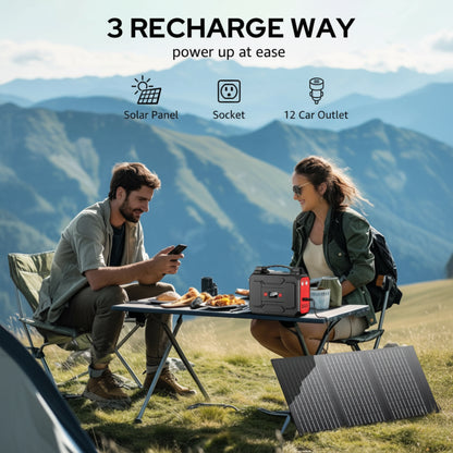 Solar Powered Generator, 100W Portable Power Station with Solar Panels 40W — product view 3